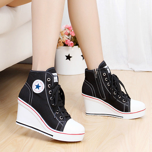 Height Increasing Platform Women Canvas