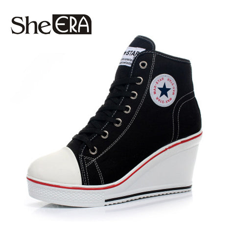 Height Increasing Platform Women Canvas