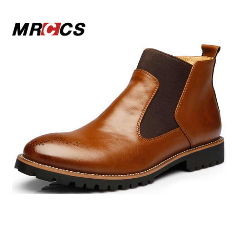 MRCCS Spring/Winter Fur Men's Chelsea Boots