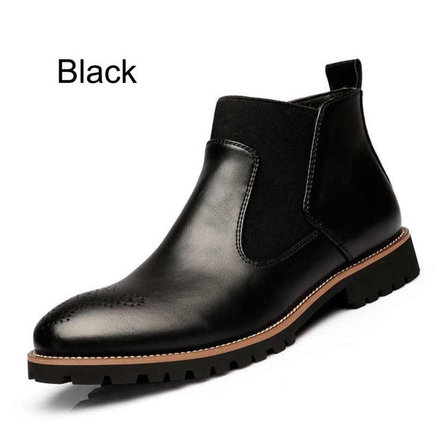MRCCS Spring/Winter Fur Men's Chelsea Boots