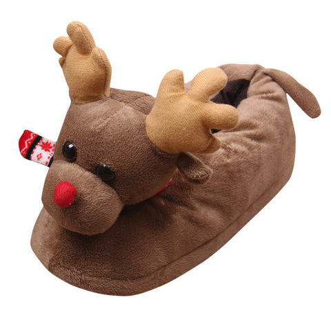 Unisex Plush Cotton Home Slippers