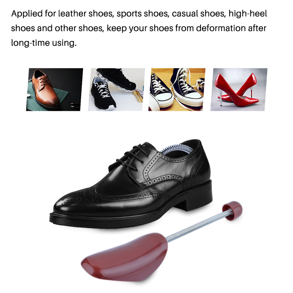 Elastic Spring Adjustable Plastic Men Shoe Tree Stretcher