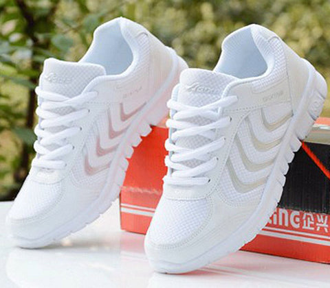 feminino light breathable mesh shoes woman