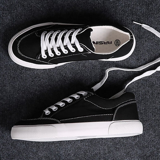 black/white  lace-up  women shoes