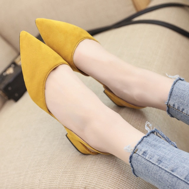 Ankle Strap Thick Heel for Women