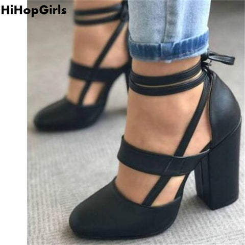 HiHop Gladiator High Heels for Women