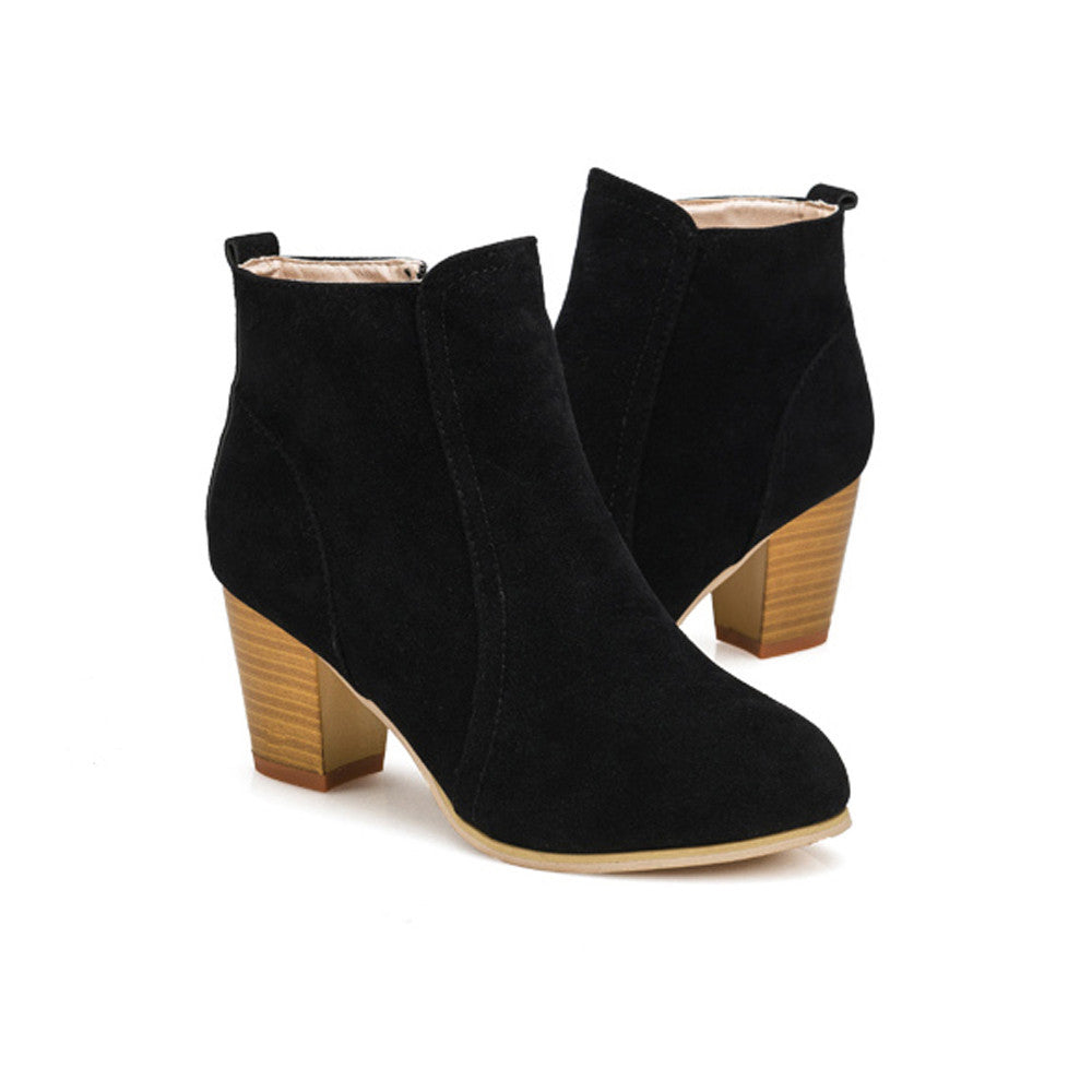 Winter Boots With High Heels for Women