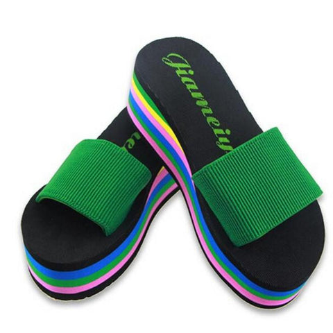 Rainbow r Non-Slip Sandals for women