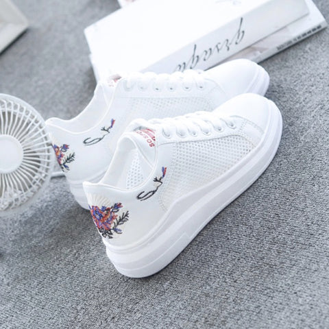 Embroidered Women Casual Shoes