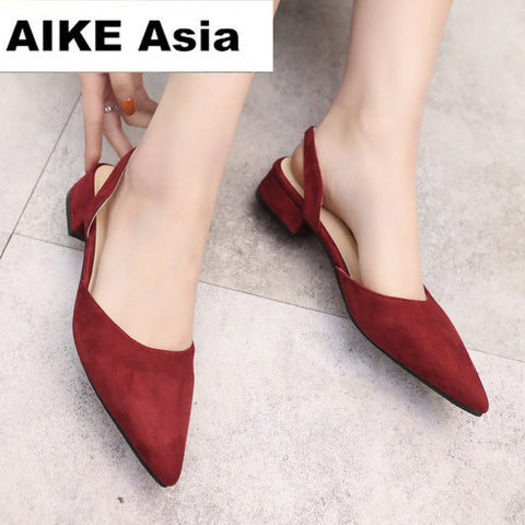 Ankle Strap Thick Heel for Women