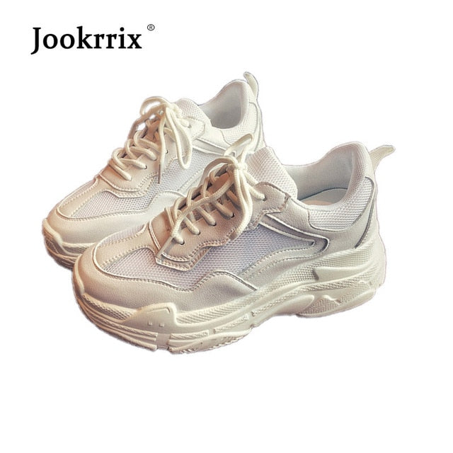 Jookrrix  Lady Casual White Shoes
