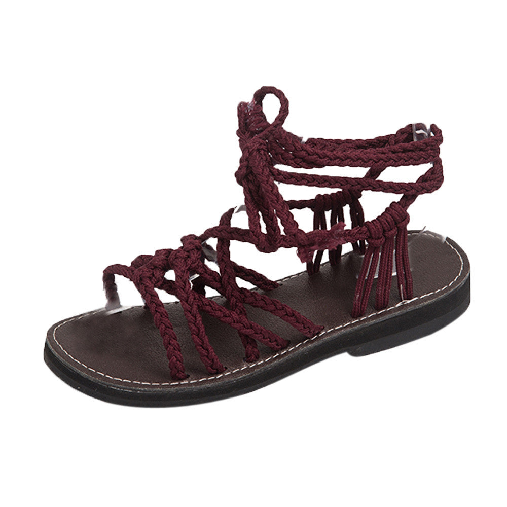 Roman Cross Strap  Sandals