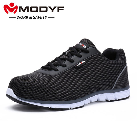 Men Steel Toe Work Safety Shoes