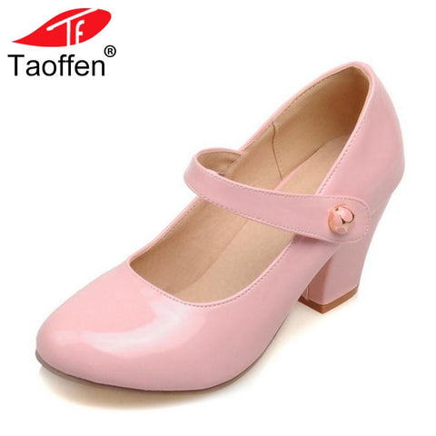 Round Toe  Lady  High Heels