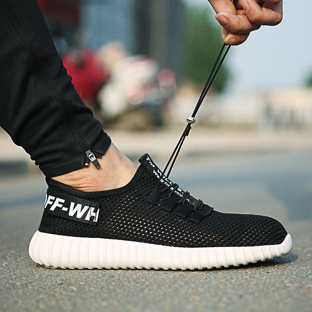 New exhibition breathable safety shoes for Men