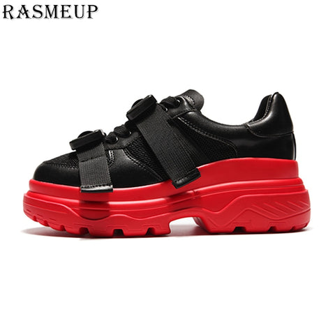 Black Genuine Leather  Women Shoes