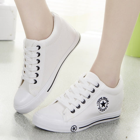 Vulcanize Sneakers Lace-Up Ladies
