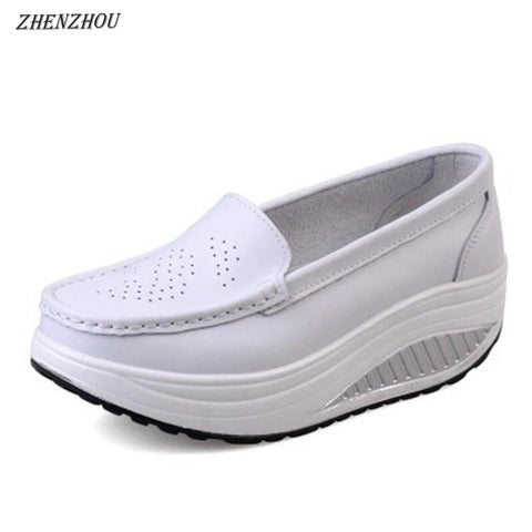leather soft outsole work shoes