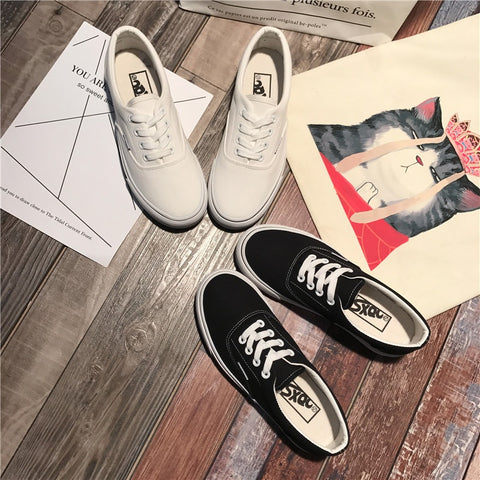 New Pattern Canvas Men And Women Sneakers
